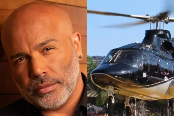 Como é a região em que helicóptero de Rick foi encontrado após acidente