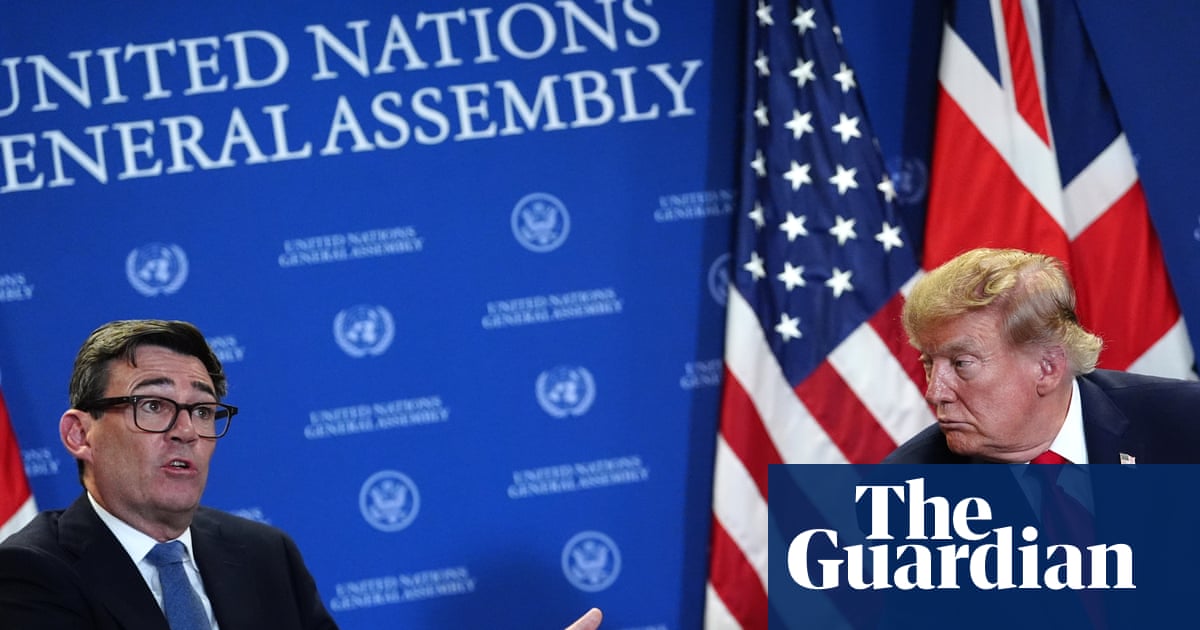 Burnham navega por rápidos diplomáticos na primeira reunião com Trump, mas águas turbulentas ainda estão à frente