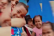Ágatha Isabelly, de 6 anos, e Allan Michael, de 4