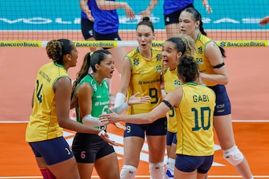 Brasil enfrenta a Argentina no Sul-Americano de vôlei em busca de vaga em Los Angeles-2028