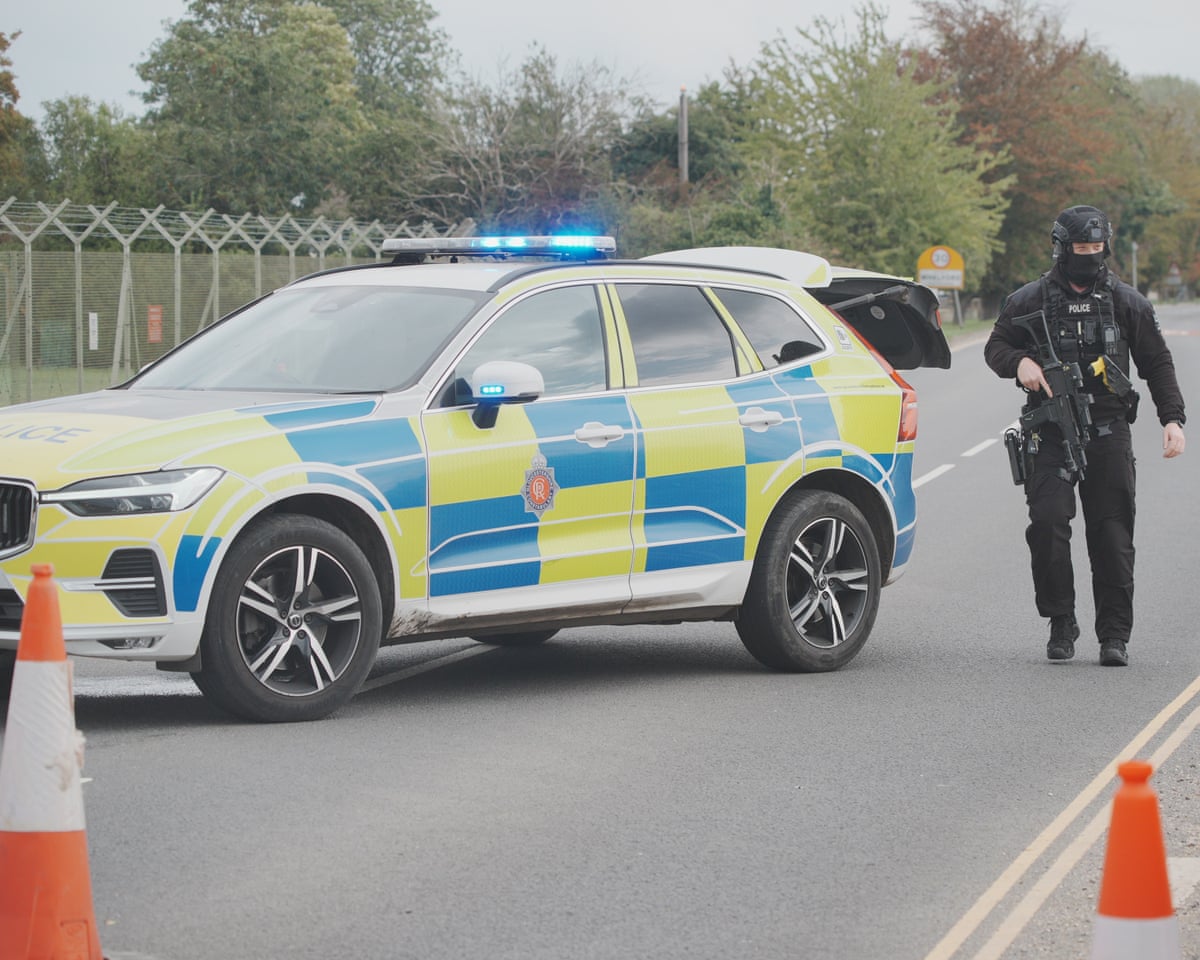 A polícia antiterrorismo investiga 'incidente grave' próximo à RAF Fairford