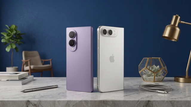 Comparativo iPhone Duo x Galaxy Z Fold 8: qual celular dobrável é mais potente?
