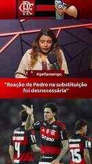 ge Flamengo analisa postura de Pedro em substituição: "Foi desnecessária"