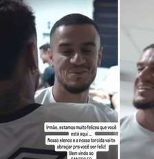 Neymar 'anuncia' Philippe Coutinho no Santos pelas redes sociais Foto: Reprodução/Instagram