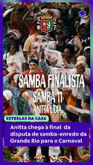 Anitta chega à final da disputa de samba-enredo da Grande Rio para o Carnaval 2027