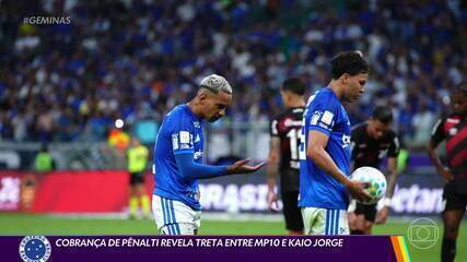Cobrança de pênalti revela treta entre Matheus Pereira e Kaio Jorge contra o Athletico-PR