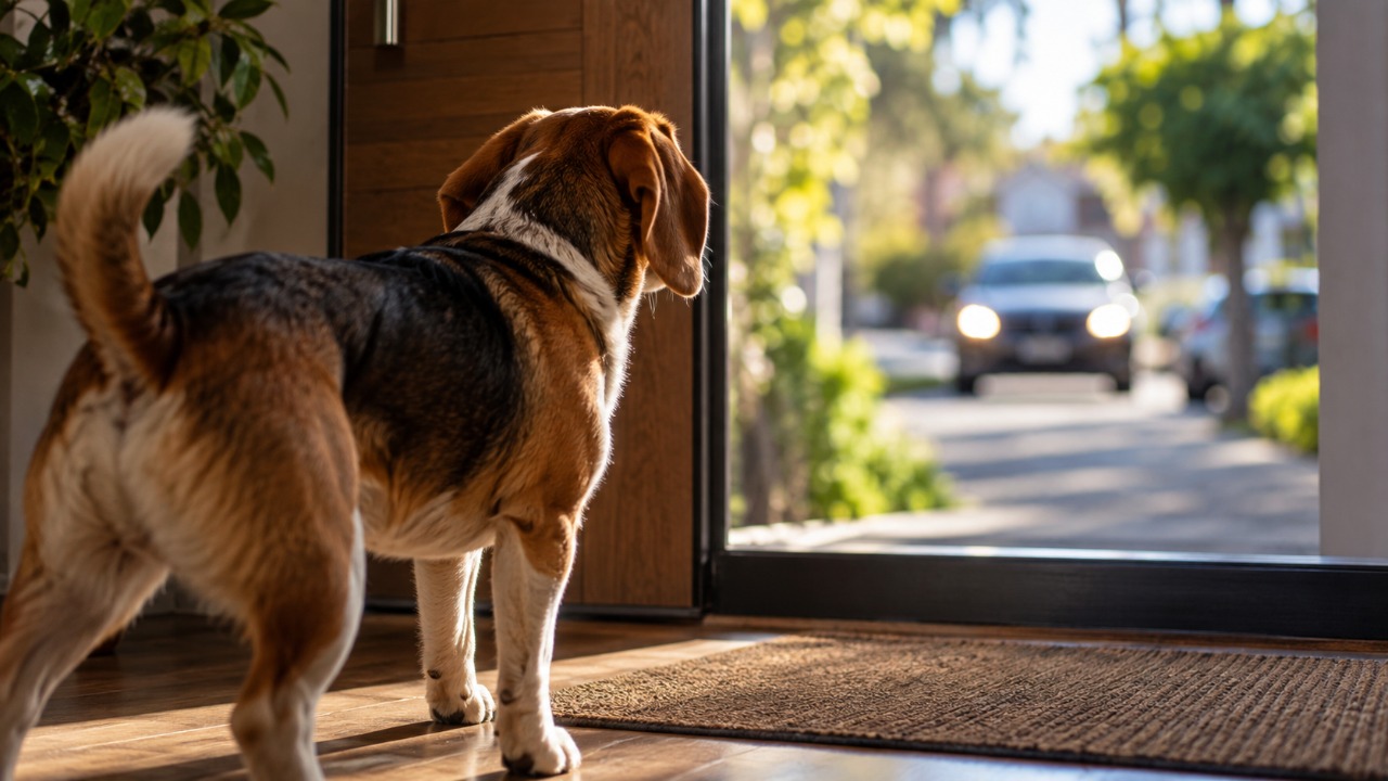 Veterinários afirmam que o cachorro que late para a porta 20 segundos antes da campainha tocar não tem intuição, está ouvindo o carro que ele já reconhece a 100 metros, e o ouvido dele capta o dobro de frequências que o humano