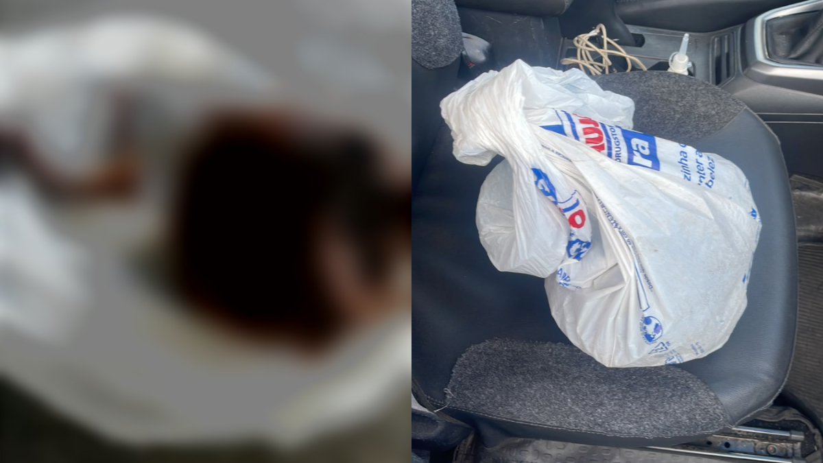 Mulher é flagrada saindo de cemitério com crânio humano em Contagem, na Grande Belo Horizonte