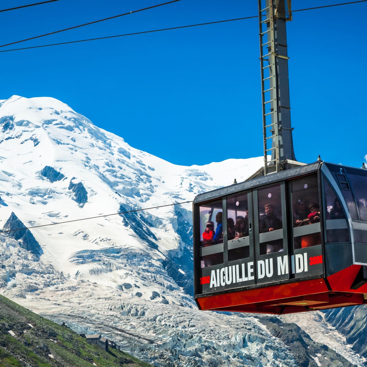 O Mont Blanc, o 'teto da Europa', perde mais de um metro de altura em um ano.