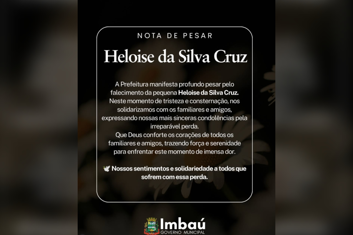 Criança morre após ser atingida por trave em festa do Dia das Crianças