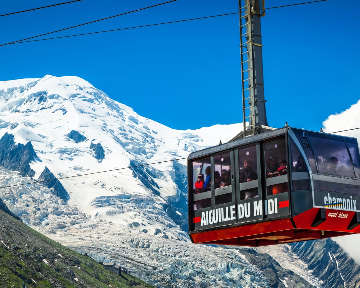 O Mont Blanc, o 'teto da Europa', perde mais de um metro de altura em um ano.