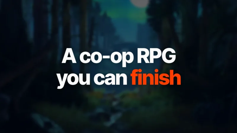 A co-op RPG you can finish