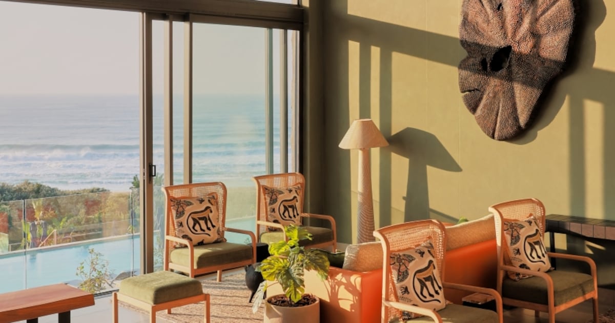 Dentro do novo design inspirado no KwaZulu-Natal do Club Med África do Sul