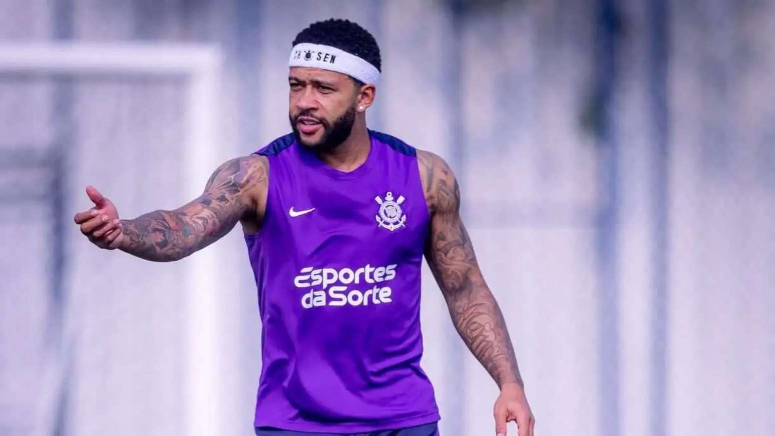 Foto: Memphis Depay. Rodrigo Coca/Ag&ecirc;ncia Corinthians / G&aacute;vea News