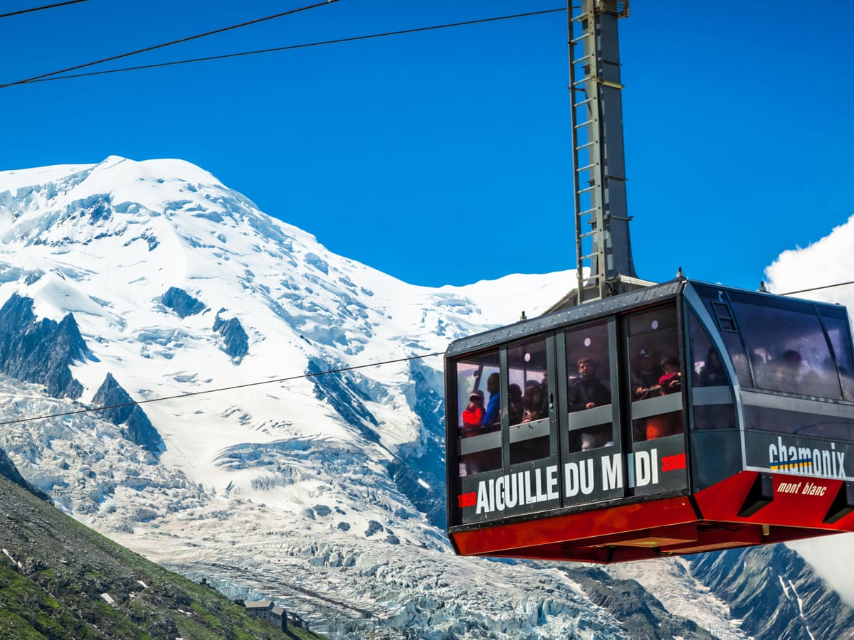 O Mont Blanc, o 'teto da Europa', perde mais de um metro de altura em um ano.