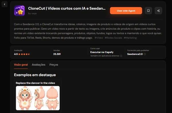 Capafy AI é grátis? Saiba como usar e testamos os agentes gratuitos