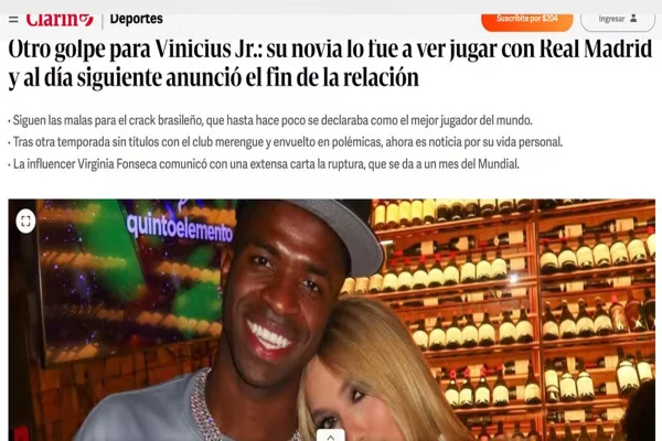 Término de Virginia Fonseca e Vini Jr. repercute na imprensa internacional