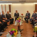 Xanana Gusmão recebe a delegação militar da Tailândia, antigo membro da missão de manutenção da paz em Timor-Leste