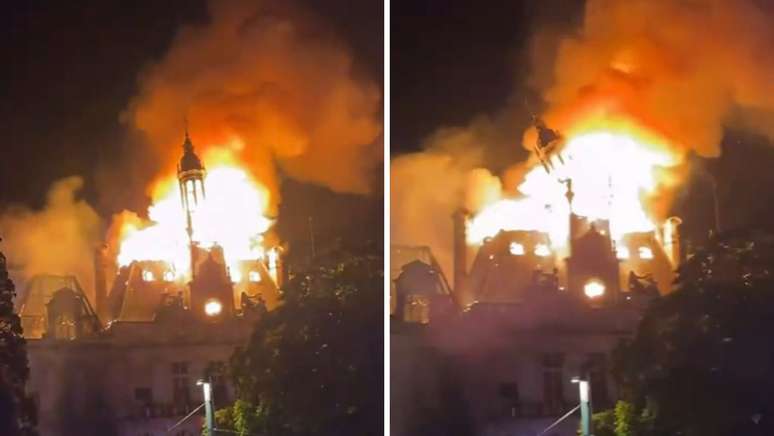 Prédio que sobreviveu a duas guerras mundiais é destruído em protestos na França