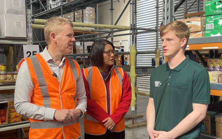 Labour take a tour of Takanini independent grocer,