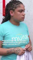 Mãe acusa PMs de agredir adolescente e obrigar ele a vestir camisa do PT