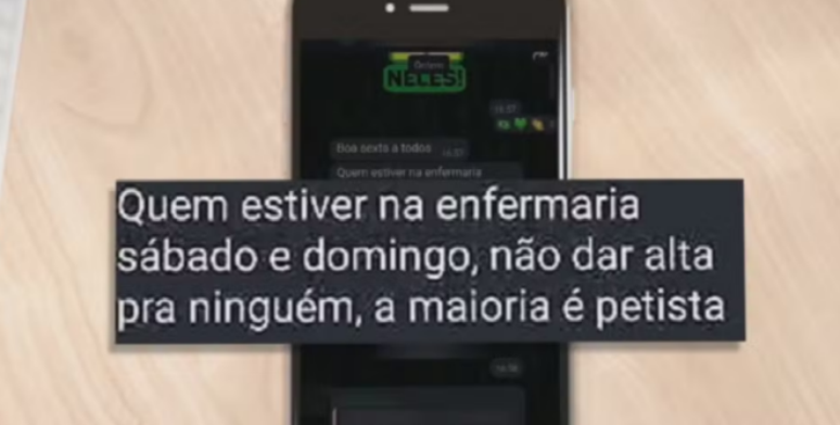 Médica que mandou trancar petistas em hospital durante as eleições é afastada