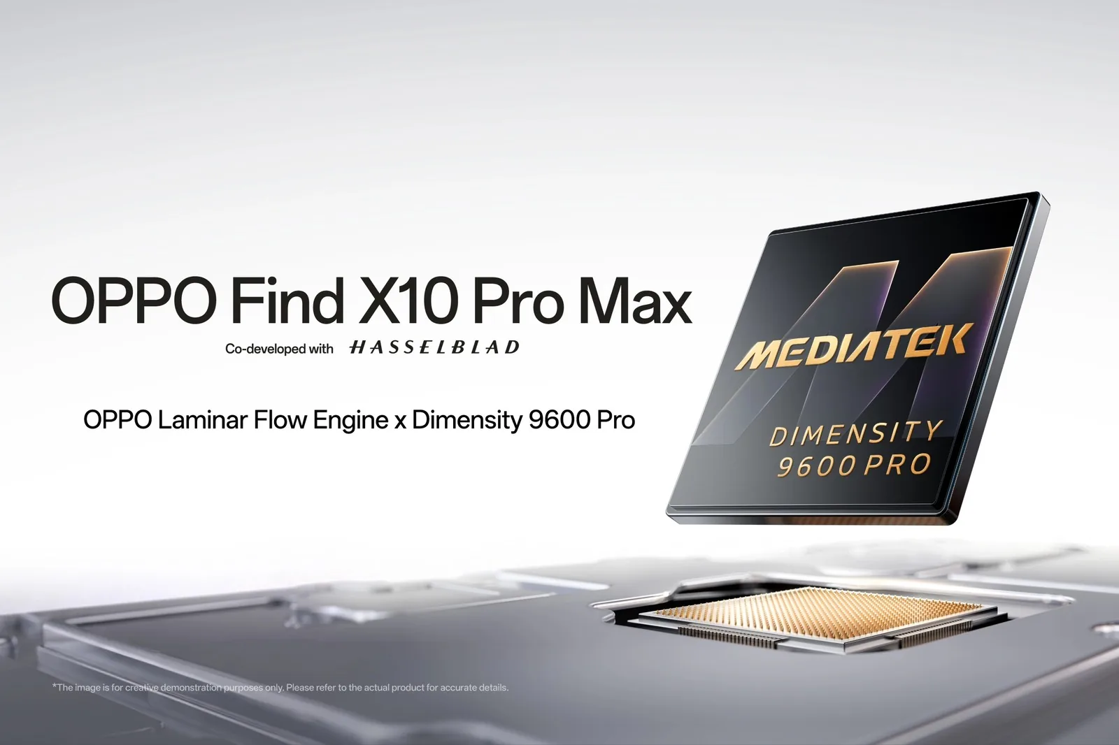 O OPPO Find X10 Pro Max será lançado com o MediaTek Dimensity 9600 Pro de 2nm